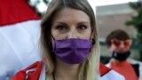Activists In Tbilisi, Georgia, Protest The Arrest Of Belarusian Journalist Raman Pratasevich