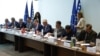 Predstavnici stranaka "Trojke" i opozicije iz RS-a potpisuju "Platformu za mir, stabilizaciju, evropsku budućnost i ekonomski napredak BiH", Sarajevo, 9. maja 2025.