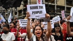 სტუდენტების პროტესტი კორუფციის წინააღმდეგ. 17 ოქტომბერი, 2025.