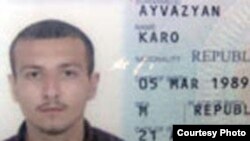 Armenia -- A passport photograph of Karo Ayvazian, a soldier who allegedly killed himself and five other servicemen on 28July 2010. (Photo courtesy of Hetq.am.)