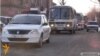 Armenia - Busloads of police arrive in Gyumri, 19Jan2015.