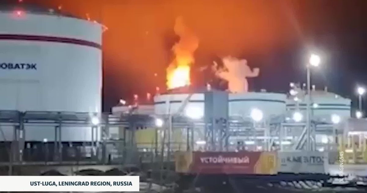 Ukraine Hits Russia's Ports Again, As Fighting Intensifies Amid Stalled Peace Talks