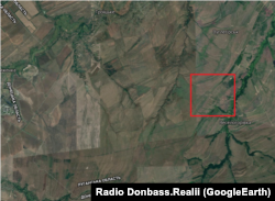 Червоним виділений район, де СММ ОБСЄ зафіксувала мінування