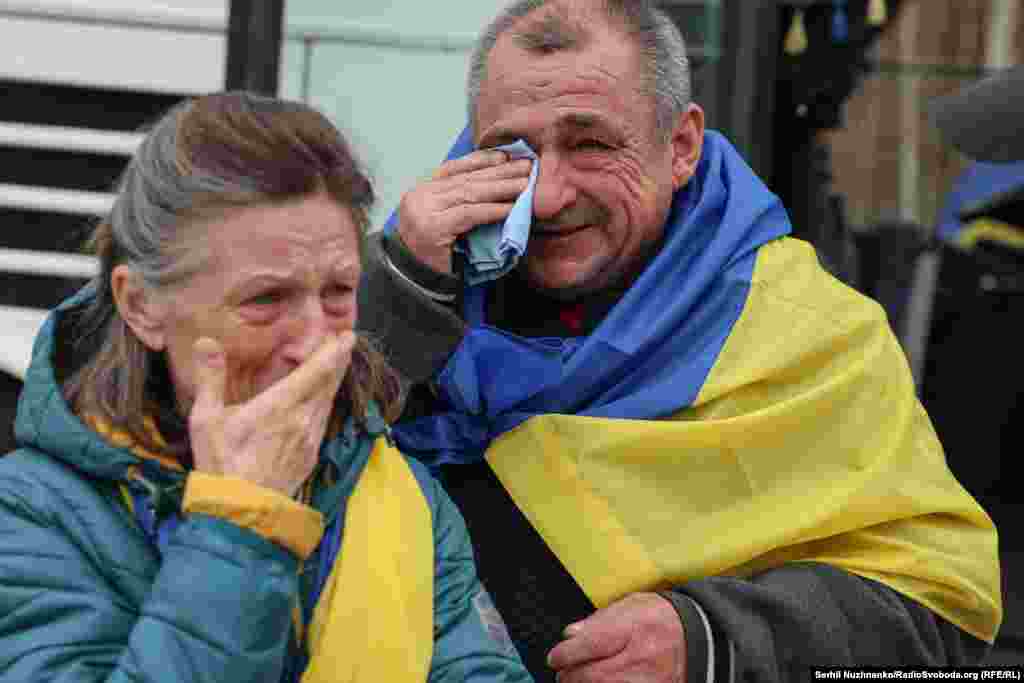 Врятовані жителі окупованих Олешок на підконтрольній Україні території, 31 жовтня 2026 року