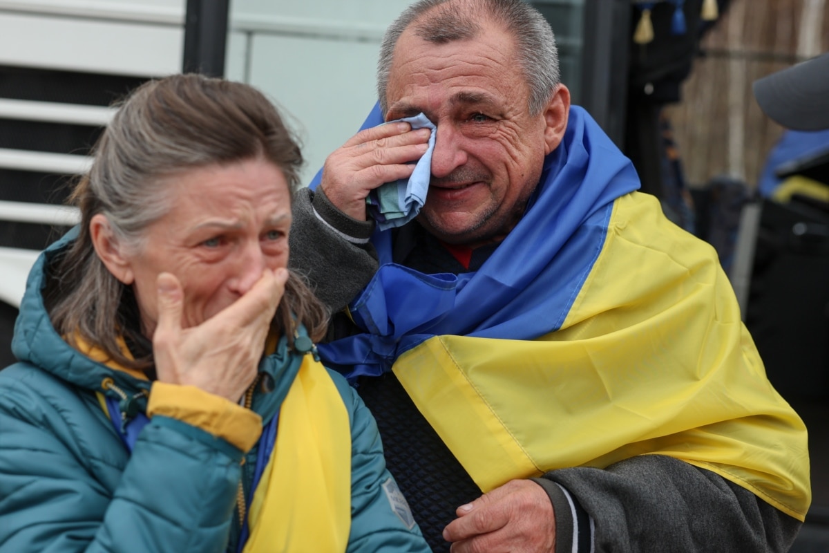 Врятовані жителі окупованих Олешок на підконтрольній Україні території, 31 жовтня 2026 року