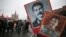 Демонстрация в день смерти Сталина