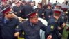 Russian Police Scuffle In Astrakhan