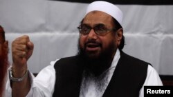 Hafiz Saeed, head of the Jamaat-ud-Dawa organisation and founder of Lashkar-e-Taiba.