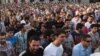 Armenia - Thousands of people demonstrate against a rise in eletrcity prices, Yerevan, 23Jun2015.