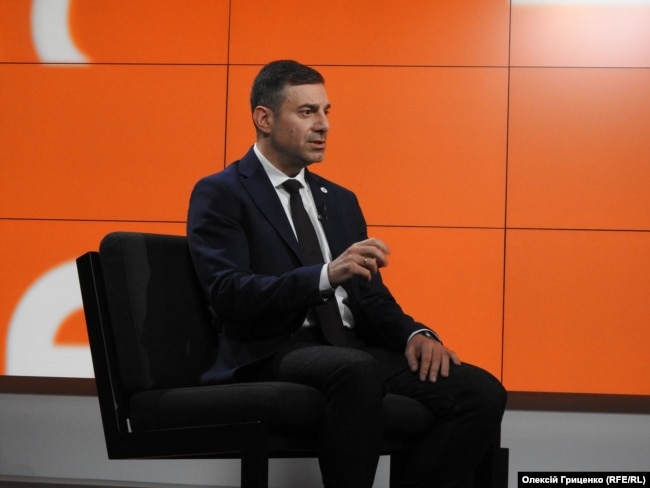 Дмитро Лубінець, уповноважений Верховної Ради з прав людини під час ефіру програми Радіо Свобода «Свобода Live»