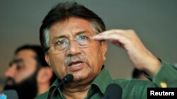Former Pakistani President Pervez Musharraf pictured here earlier this year (file photo)