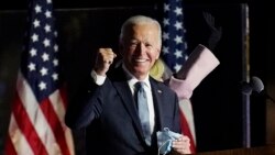 Demokratski kandidat Joe Biden tokom obraćanja