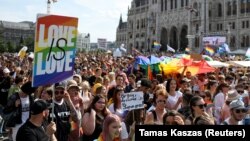 Pride felvonulás Budapesten 2019. július 6-án