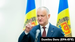 Fostul președinte al R. Moldova, Igor Dodon. 