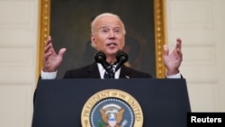 Presidenti amerikan, Joe Biden gjatë një adresimi më 9 shtator 2021.
