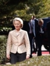 Presidentja e Komisionit Evropian, Ursula von der Leyen, gjatë vizitës në Kosovë, vitin e kaluar.