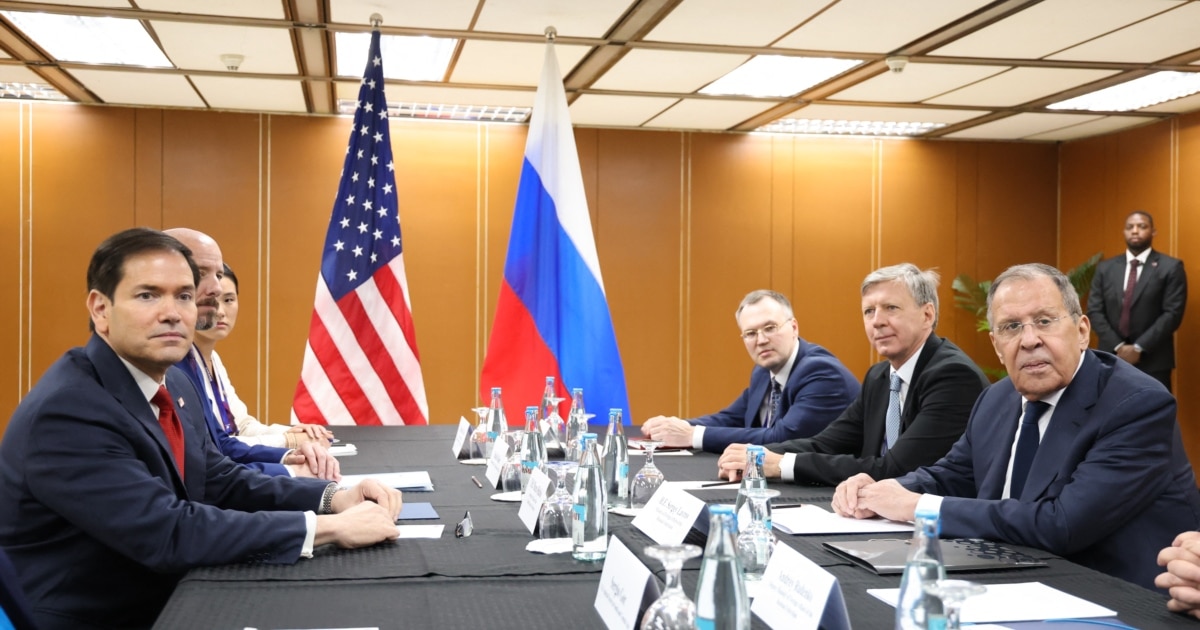 No Breakthroughs, Little Optimism As Rubio, Lavrov Meet On Ukraine War