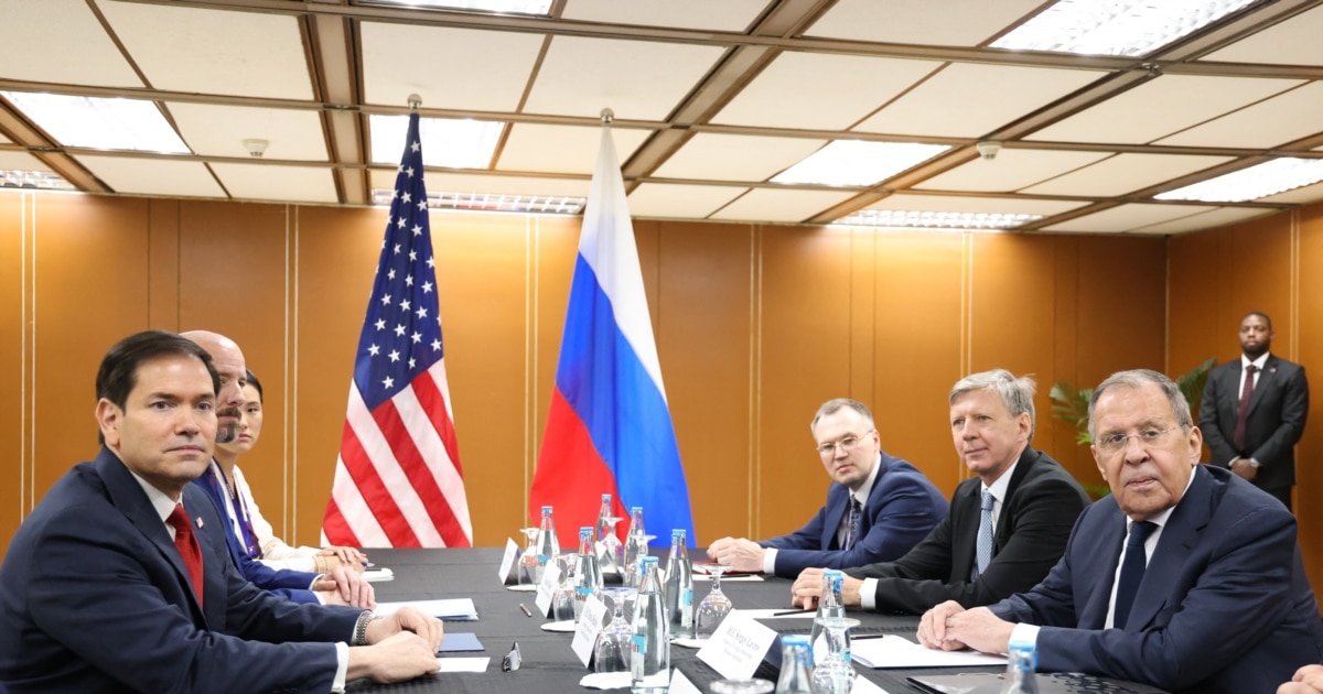 No Breakthroughs, Little Optimism As Rubio, Lavrov Meet On Ukraine War