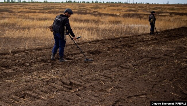 Розмінування полів у Миколаївській області, вересень 2024 року