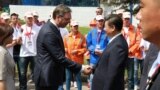 Predsednik Kine Si Đinping i premijer Srbije Aleksandar Vučić, Smederevo 19. jun 2016.