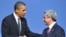 Armenia -- President Serzh Sarkisian meets with U.S. President Barack Obama in Washington, 12 April 2010.