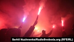 Акція «Ніч на Банковій» з вимогою розслідувати напади на активістів, 27 вересня 2018 року 