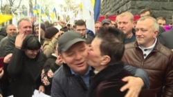 «Радикали» зібрали на «всеукраїнську акцію» декілька сотень учасників та працівників «Електронмашу» – відео