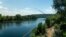 Moldova, Workers are installing dams on the water near the water pumping station on the Dniester River in Vadul lui Vodă, August 3, 2026
