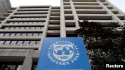 U.S. - The International Monetary Fund (IMF) headquarters building is seen in Washington, DC, April 8, 2019.