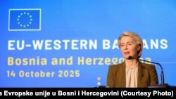 Von der Leyen: Glavni pregovarač uslov za početak pregovora BiH i EU