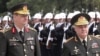 Turkey -- Turkish Chief of Staff General Ilker Basbug (L) and Azerbaijani Defense Minister General Safar Abiyev inspect a guard of honour in Ankara, 24Apr2009