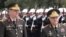 Turkey -- Turkish Chief of Staff General Ilker Basbug (L) and Azerbaijani Defense Minister General Safar Abiyev inspect a guard of honour in Ankara, 24Apr2009