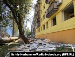 Последствия бомбового удара по Дружковке Донецкой области, 23 сентября 2025 года