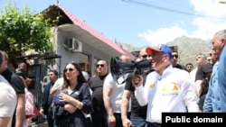 Armenia - Prime Minister Nikol Pashinian campaigns in Syunik province, May 9, 2026.