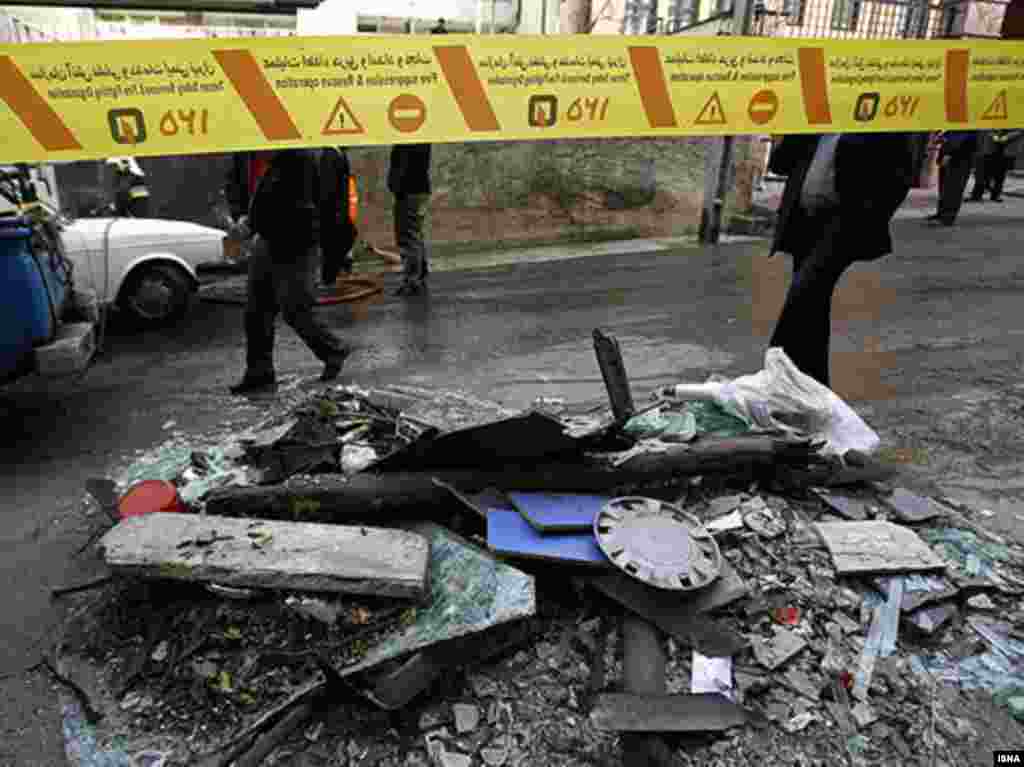 Месца, дзе адбыўся дыстанцыйна кіраваны выбух, у выніку якога загінуў вядучы іранскі навуковец-ядзершчык Масуд Алі Мухамадзі.