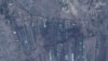 Спутниковый снимок российской военной техники в Воронежской области, граничащей с подконтрольной правительству Украины частью Луганской области, осень 2021 года