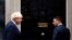 Премьер-министр Великобритании Борис Джонсон и президент Украины Владимир Зеленский. Лондон, 8 октября 2020 года