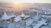 Finland - Rovaniemi, Lapland, Finland is known as the official hometown of Santa Claus - screen grab