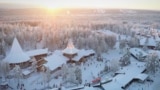 Finland - Rovaniemi, Lapland, Finland is known as the official hometown of Santa Claus - screen grab