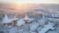 Finland - Rovaniemi, Lapland, Finland is known as the official hometown of Santa Claus - screen grab
