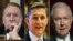 U.S. Representative Mike Pompeo (left to right), retired Lieutenant General Michael Flynn, and Senator Jeff Sessions have been tabbed to fill the positions of CIA director, national security adviser, and attorney general in the Donald Trump administration.