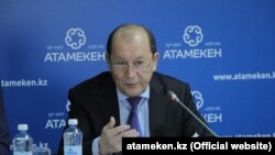 Ислам Әбішев, су ресурстары комитетінің экс-төрағасы (Сурет "Атамекен" ұлттық кәсіпкерлер палатасы сайтынан алынды).
