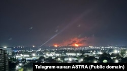 Пожар на НПЗ в Сызрани