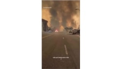 Эвакуация из Пасифик-Палисейдс, района, где начались первые пожары .mp4