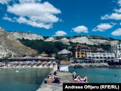 Litoral bulgăresc de la Balcic.