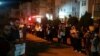People in the city of Paveh mourned the environmental activists killed in the wildfire on June 28.