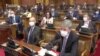 Serbian Parliament Resumes Sitting Amid Pandemic With Gloves, Masks, Shields