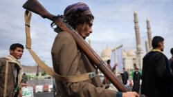 Demonstracije pristalica Hutija u znak solidarnosti s Iranom u Sani, glavnom gradu Jemena, 27. marta 2026.