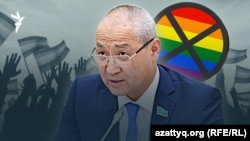 Мәжіліс депутаты Еділ Жаңбыршиннің фотосынан коллаж