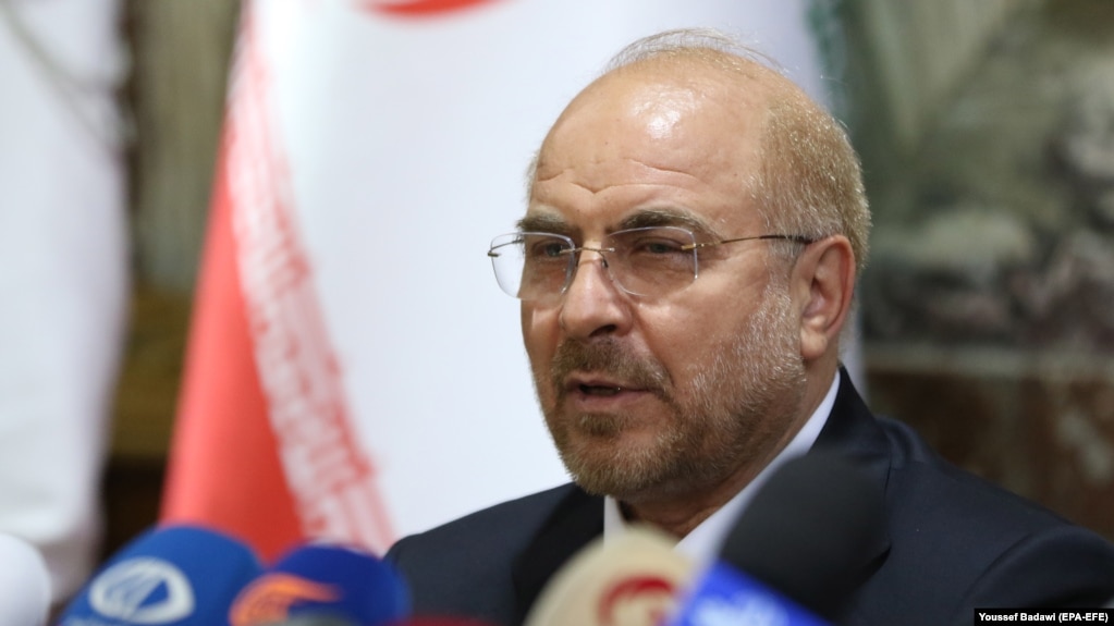 محمدباقر قالیباف، رئیس مجلس شورای اسلامی و سرپرست هیئت مذاکره‌کننده ایران با آمریکا